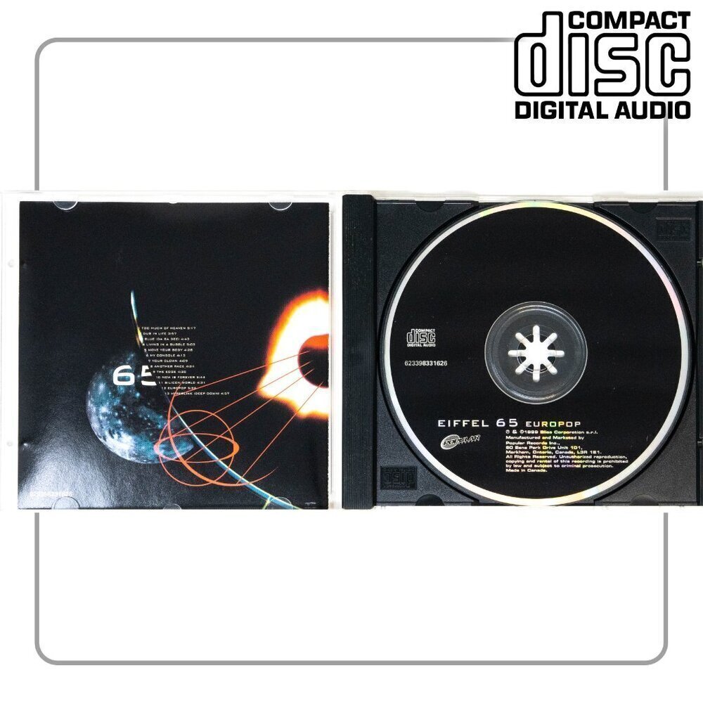 Eiffel 65 - Europop 1999 - Music CD